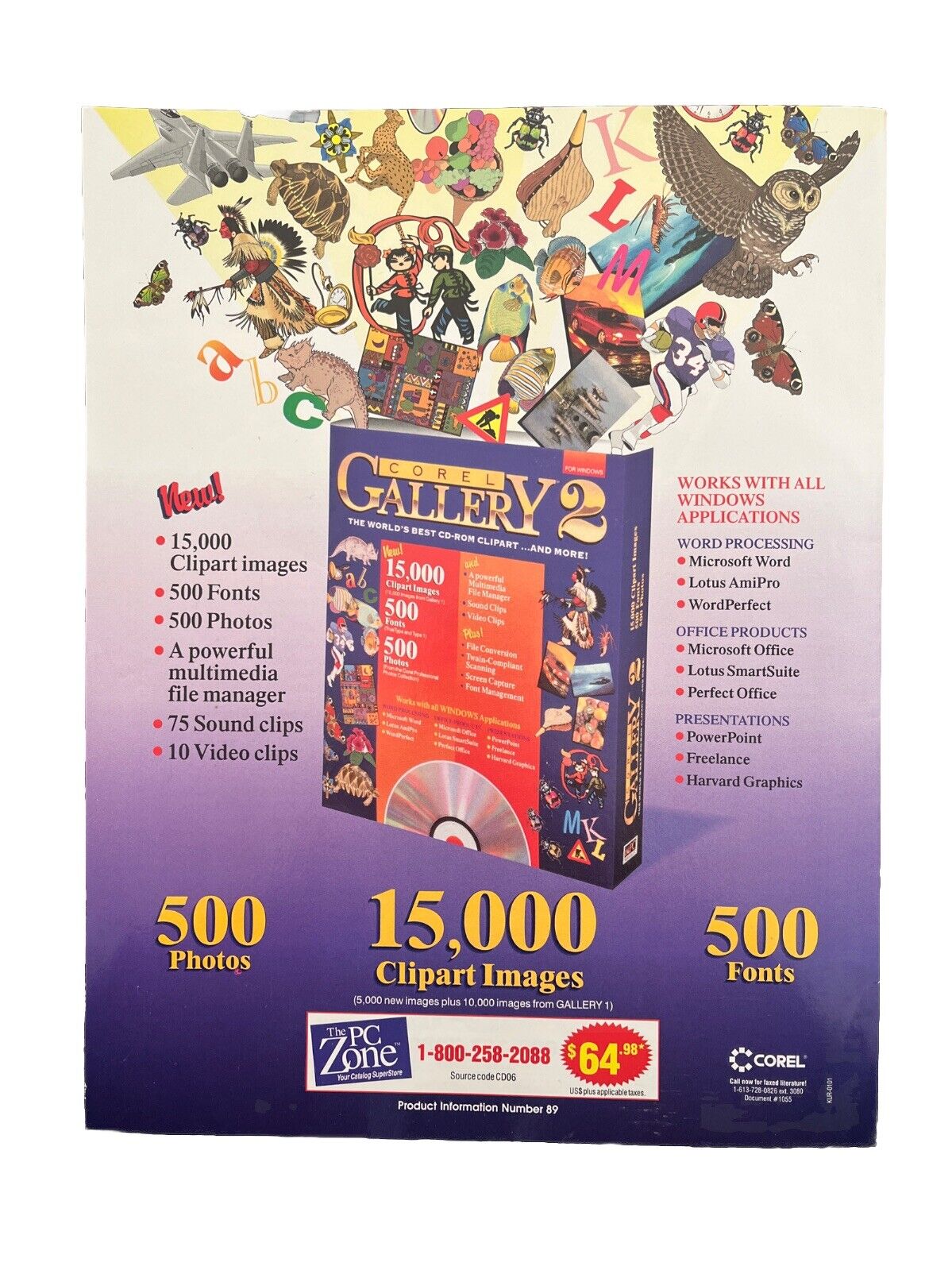 CD-ROM Today PC N Mac Multimedia Magazine Vol.3 No.7 Lights,Camera,inter Action!