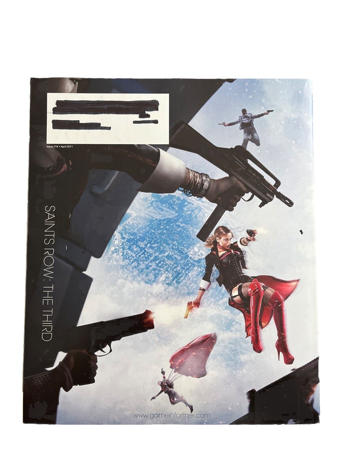Game Informer Vintage Video Game Magazine #216 April 2011 Saints Row: The Third