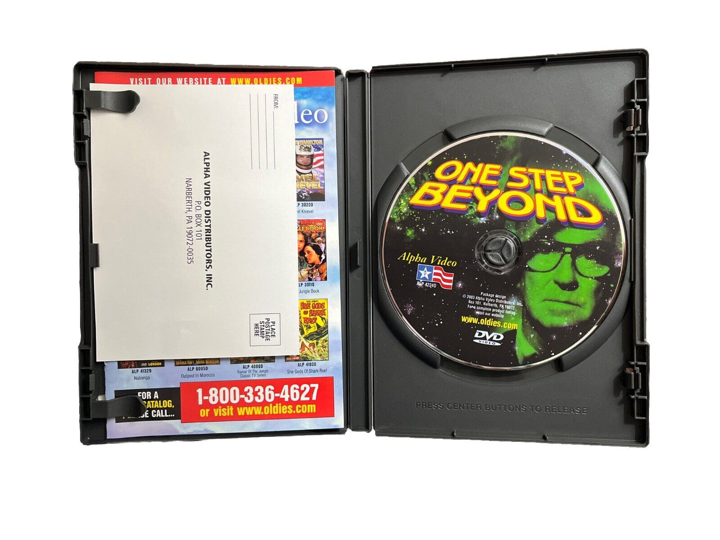 Classic Collectable Science Fiction TV Series DVD One Step Beyond John Newland