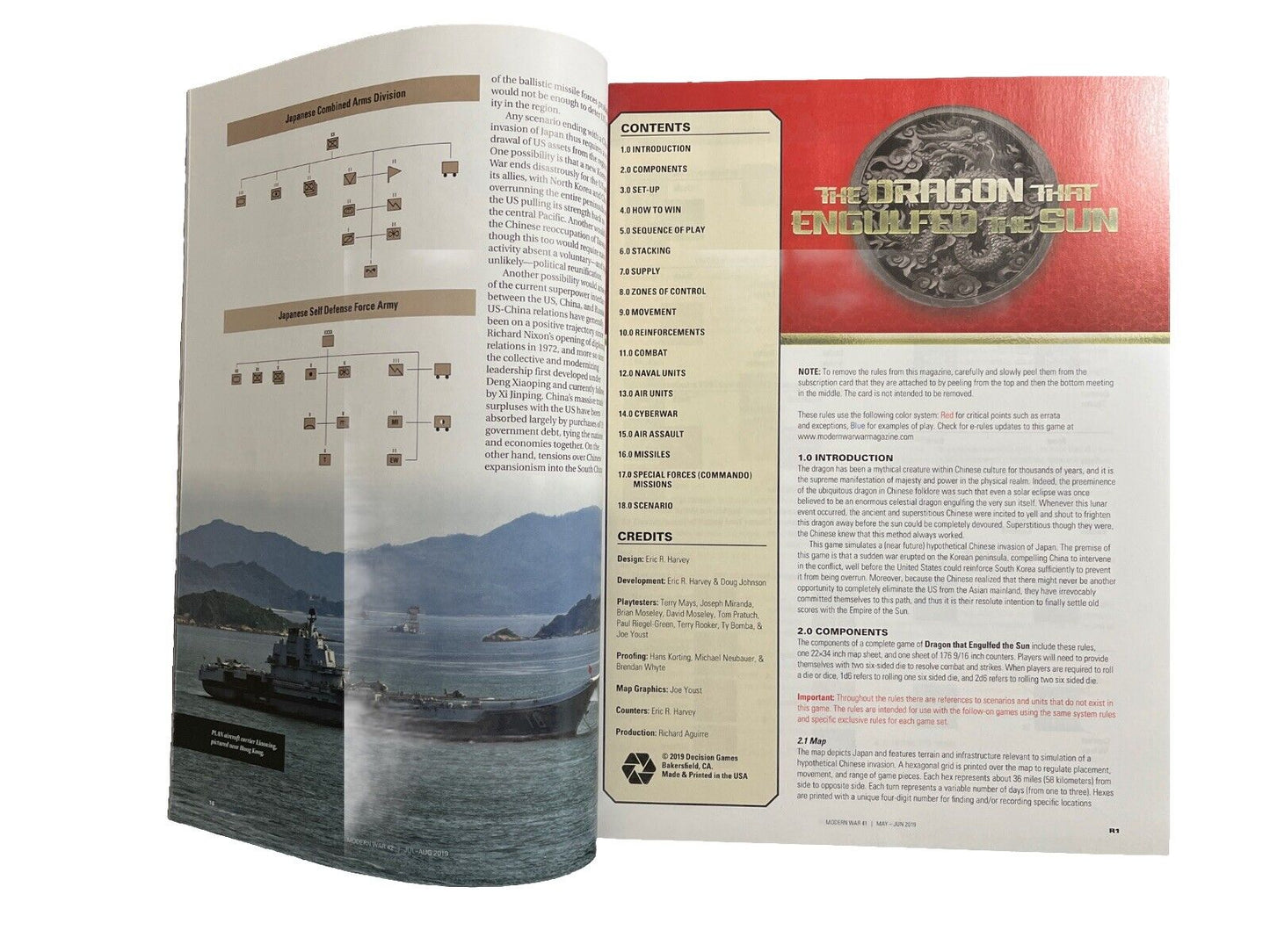 Modern War Magazine #42 With Historical Game - The Dragon That Engulfed the Sun