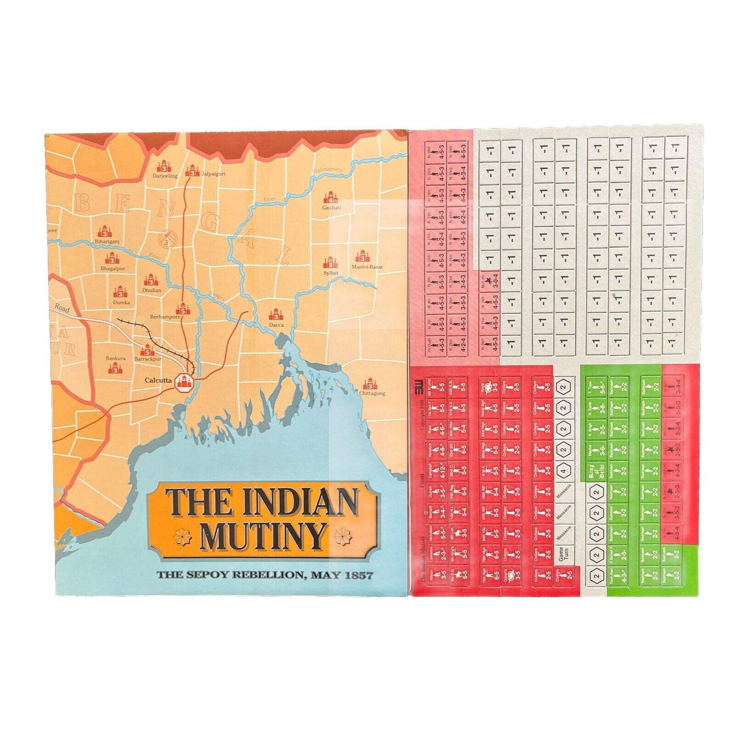 Vintage Strategy & Tactics Historical Wargame Magazine #121 The Indian Mutiny