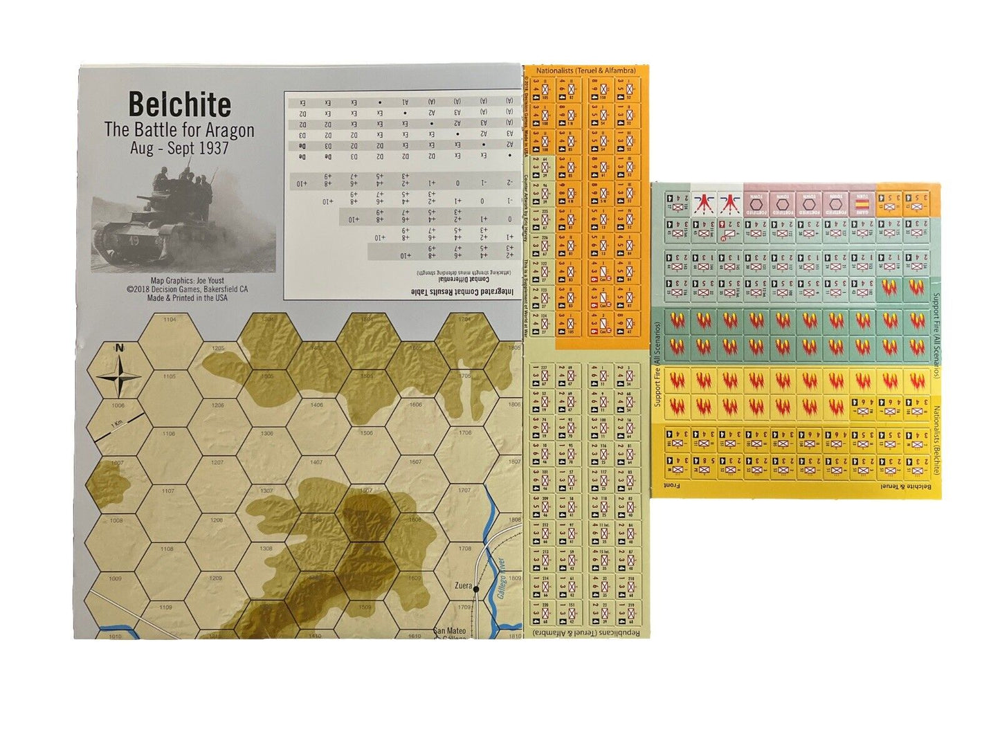 World At War Magazine #62 With War Game - Spanish Civil War Belchite & Teruel