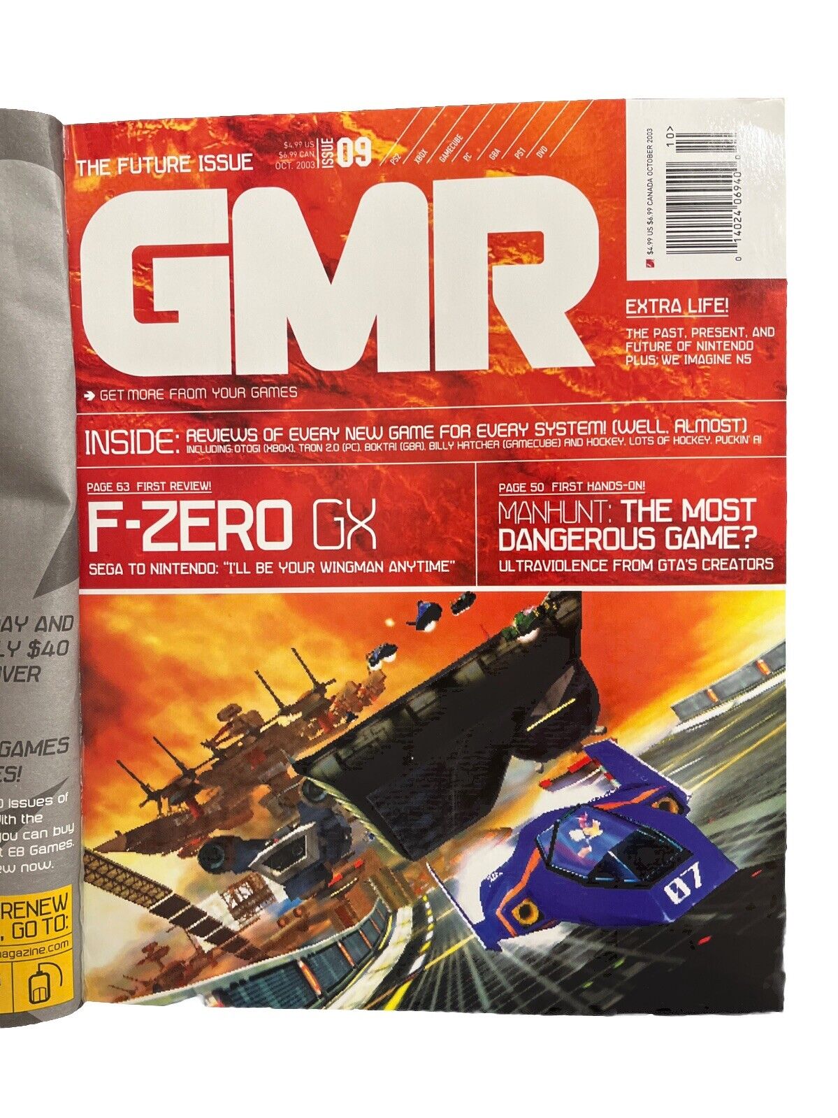Vintage GMR PC Computer Video Game Magazine #09 October 2003 F-Zero GX