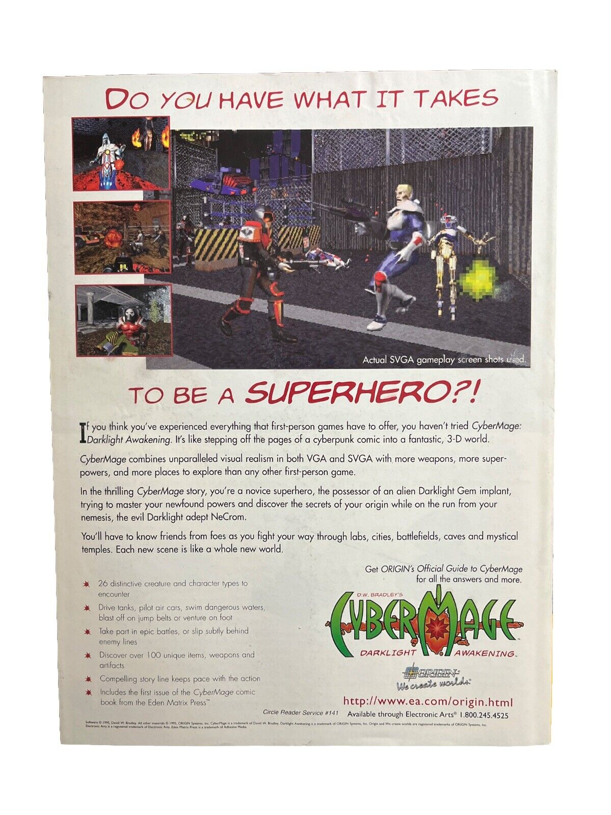 Classic Vintage Computer Gaming World Magazine #141 April 1996 Red Baron Reborn