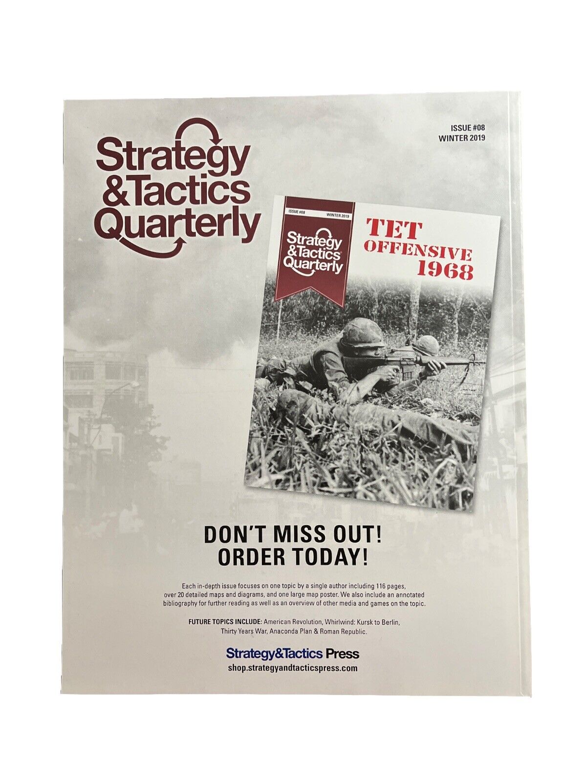 Strategy & Tactics Magazine #319 With Historical War Game - SCHLIEFFEN’S WAR