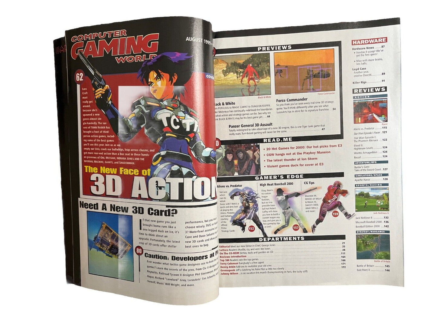 Vintage Computer Gaming World Magazine #181 August 1999 - Action Heroes