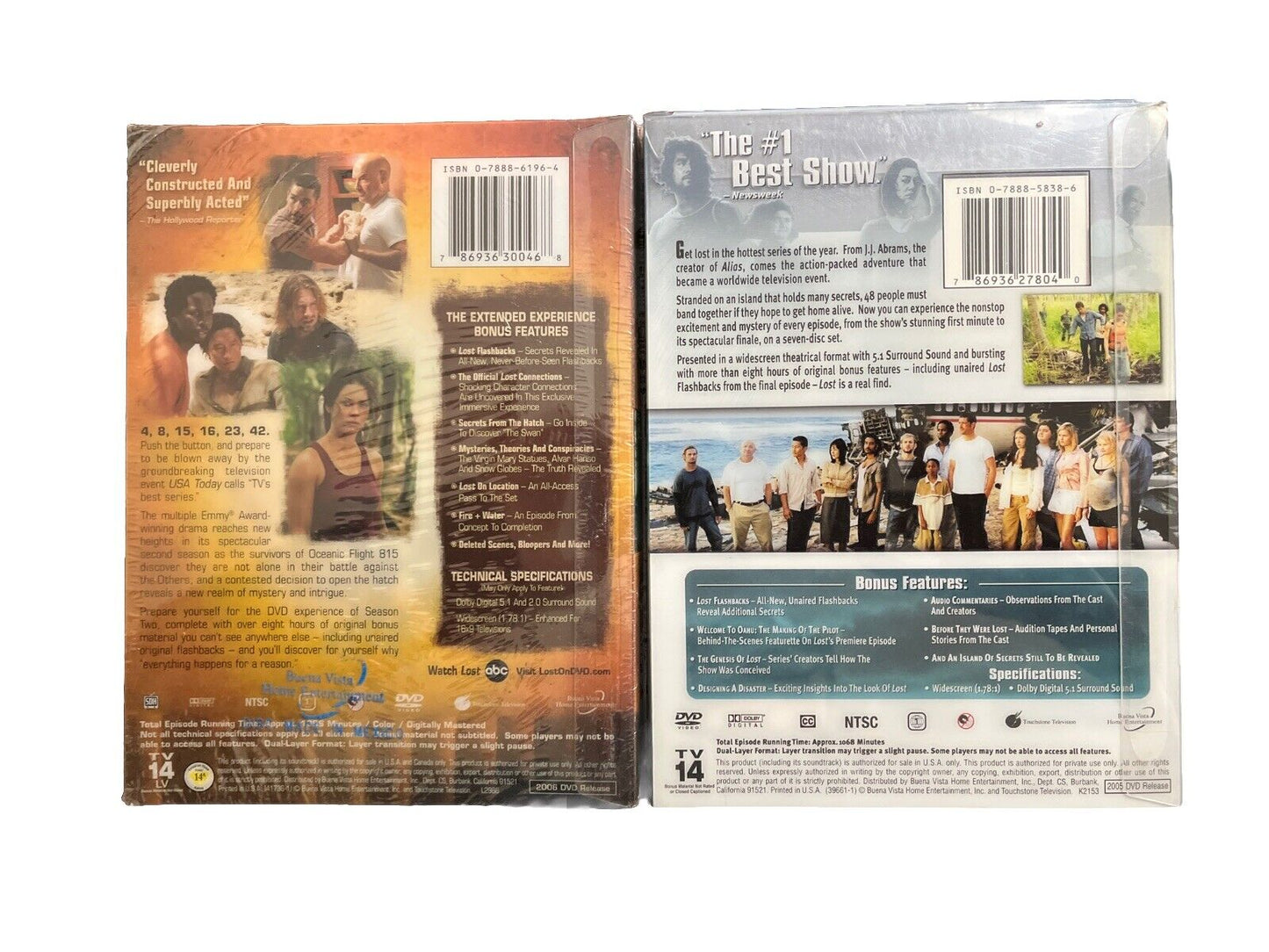 Classic Collectable Mystery TV Show The Complete Lost Season 1-2 DVD