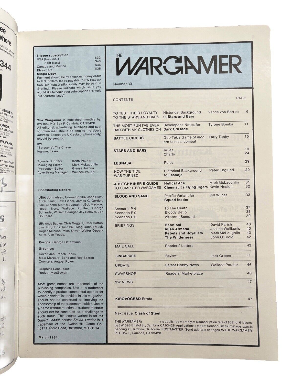 The Wargamer Military History Collectable Magazine #30 Stars And Bars