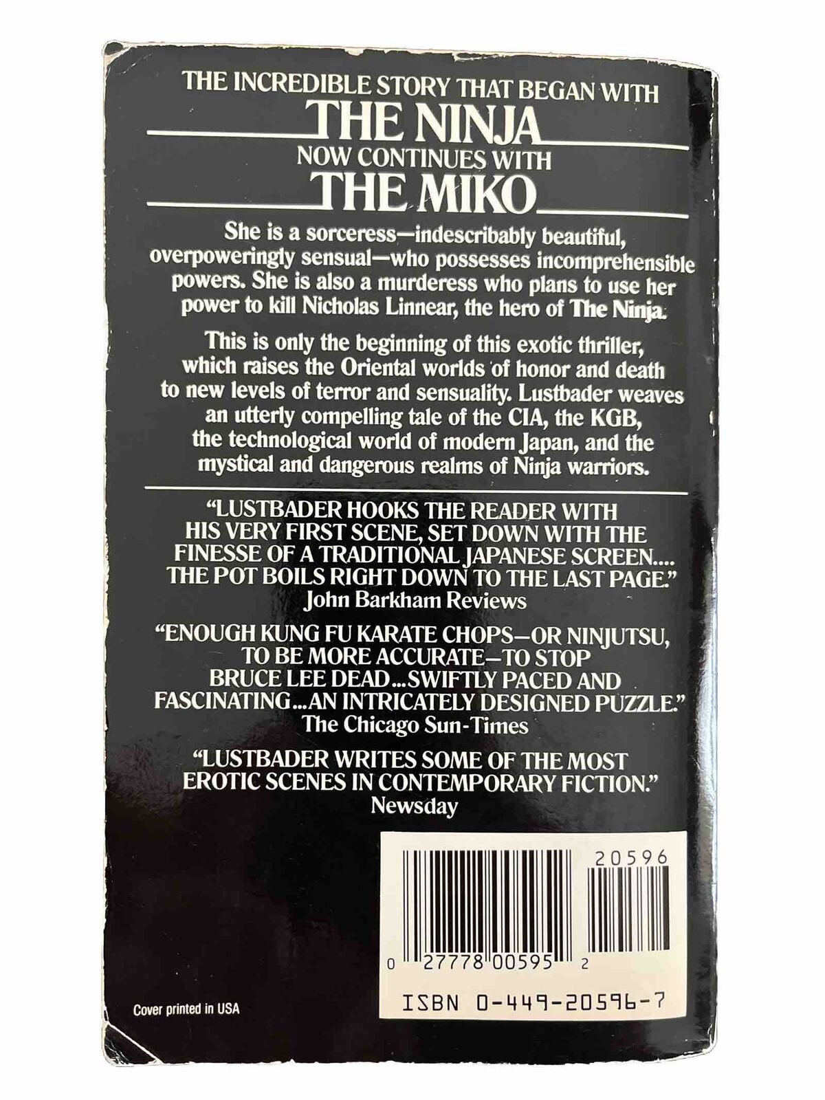 The Nicholas Linnear Novels Ser.: The Miko by Eric Van Lustbader (1985, Mass...