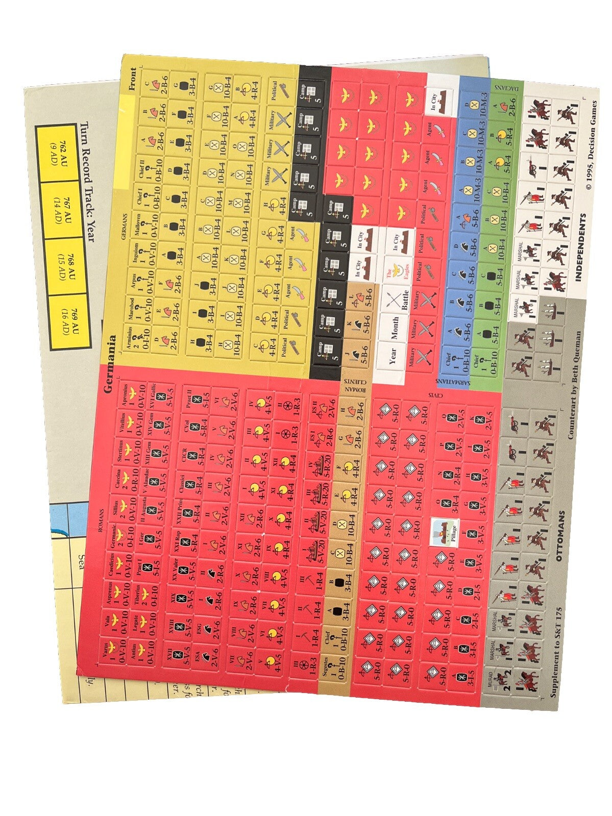 Vintage Strategy & Tactics Tabletop Wargame Magazine #175 Ancient Wars Germania