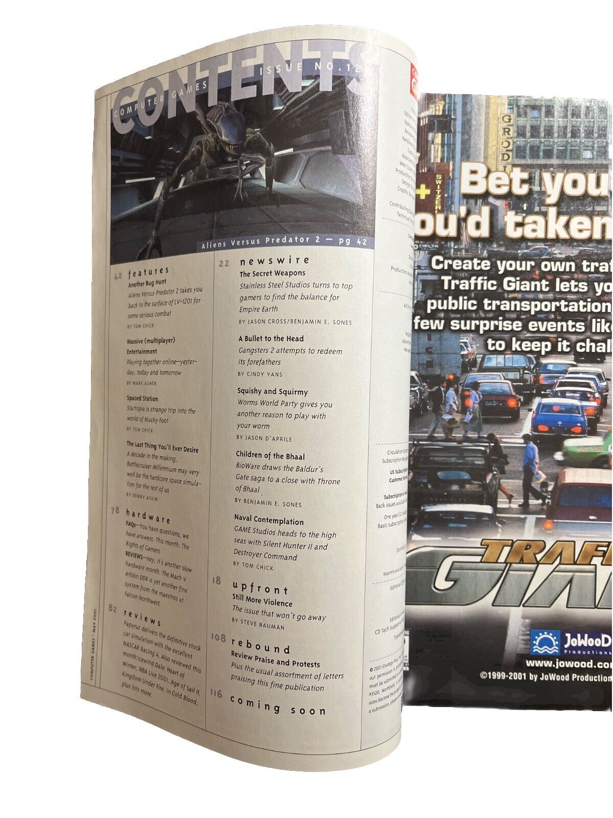 Collectable Computer Games Magazine #126 May 2001 Aliens Versus Predator 2