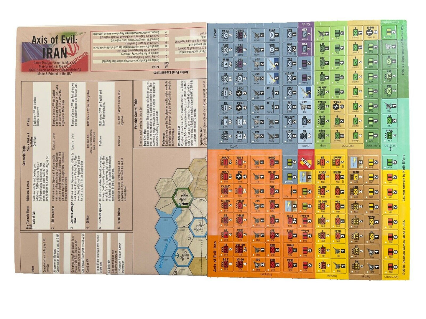 Modern War Magazine #39 With Military Historical Board Game - Axis Of Evil