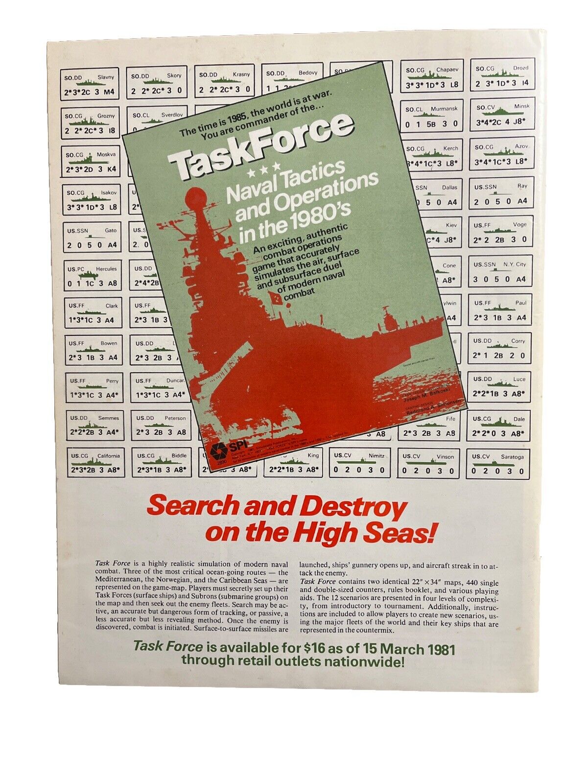 Strategy&Tactics Magazine #84 - Operation Grenade The Battle For The Rhineland
