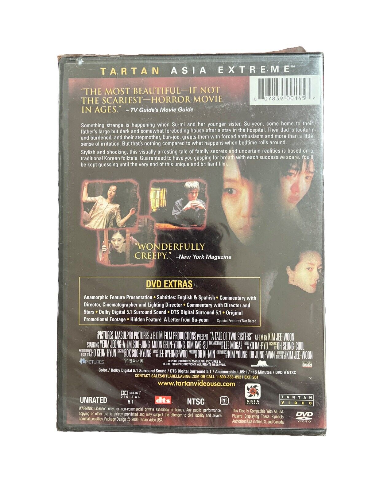 Classic Collectable Horror Movie A Tale Of Two Sisters (DVD, 2005, Unrated)