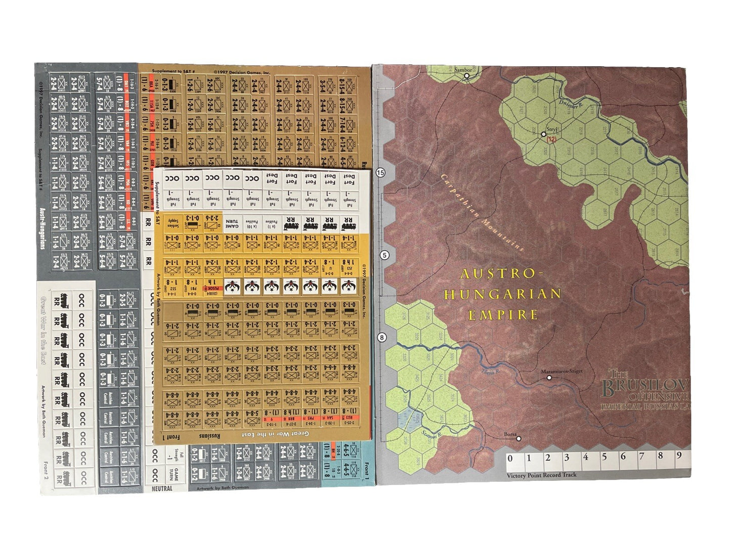 Strategy & Tactics Wargame Magazine #192 The Great War In The East 1914-18