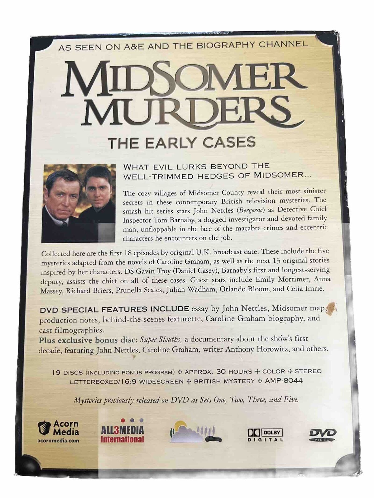 Midsomer Murders: The Early Cases DVD Widescreen 19-Disc Set John Nettles - EUC