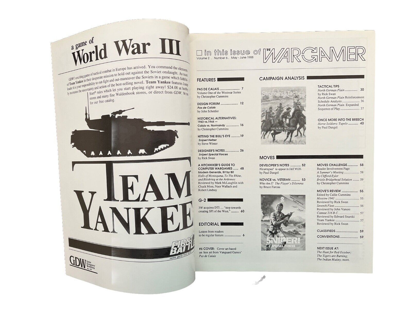 The Wargamer Magazine Vol. 2, No. 6 - PAS DE CALAIS Westwar Series Volume 1