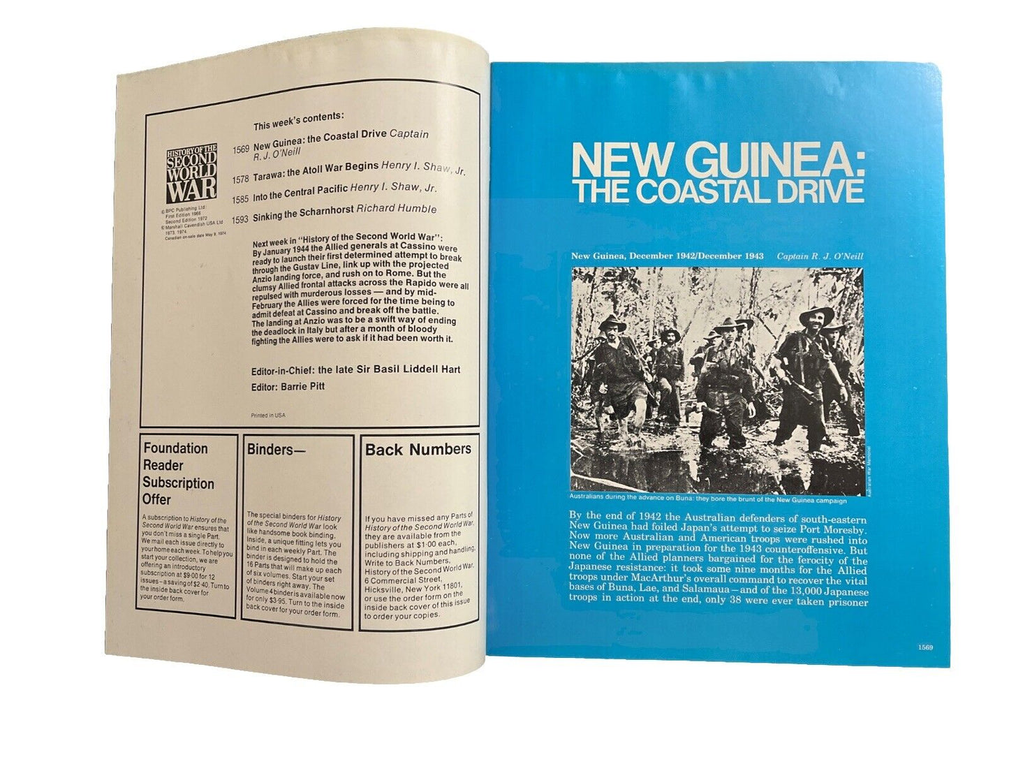 History of the Second World War Magazine Part 57 1974 - Marines At Tarawa