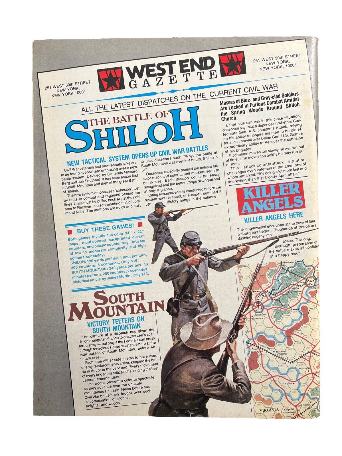 Vintage Strategy & Tactics Historical Wargame Magazine #100 Superpowers At War