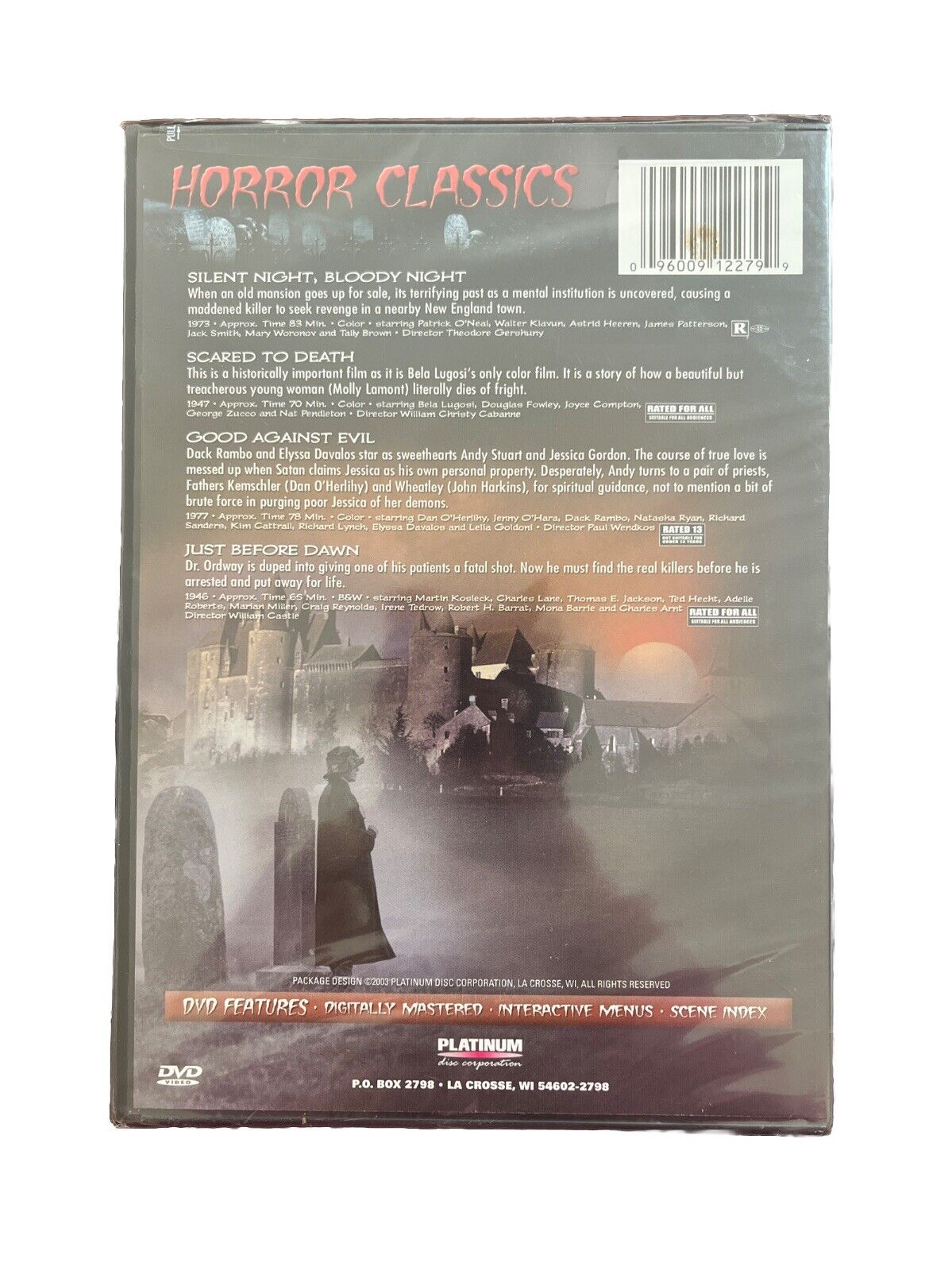 Collectable Horror Classics Movies Great Horror Classics - Vol. 5 (DVD, 2003)