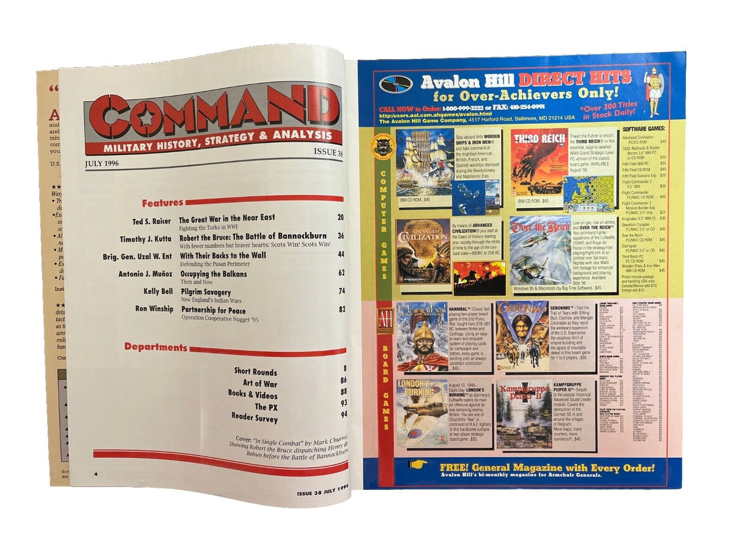 XTR Command Wargaming Magazine #38 Robert The Bruce: The Battle Of Bannockburn