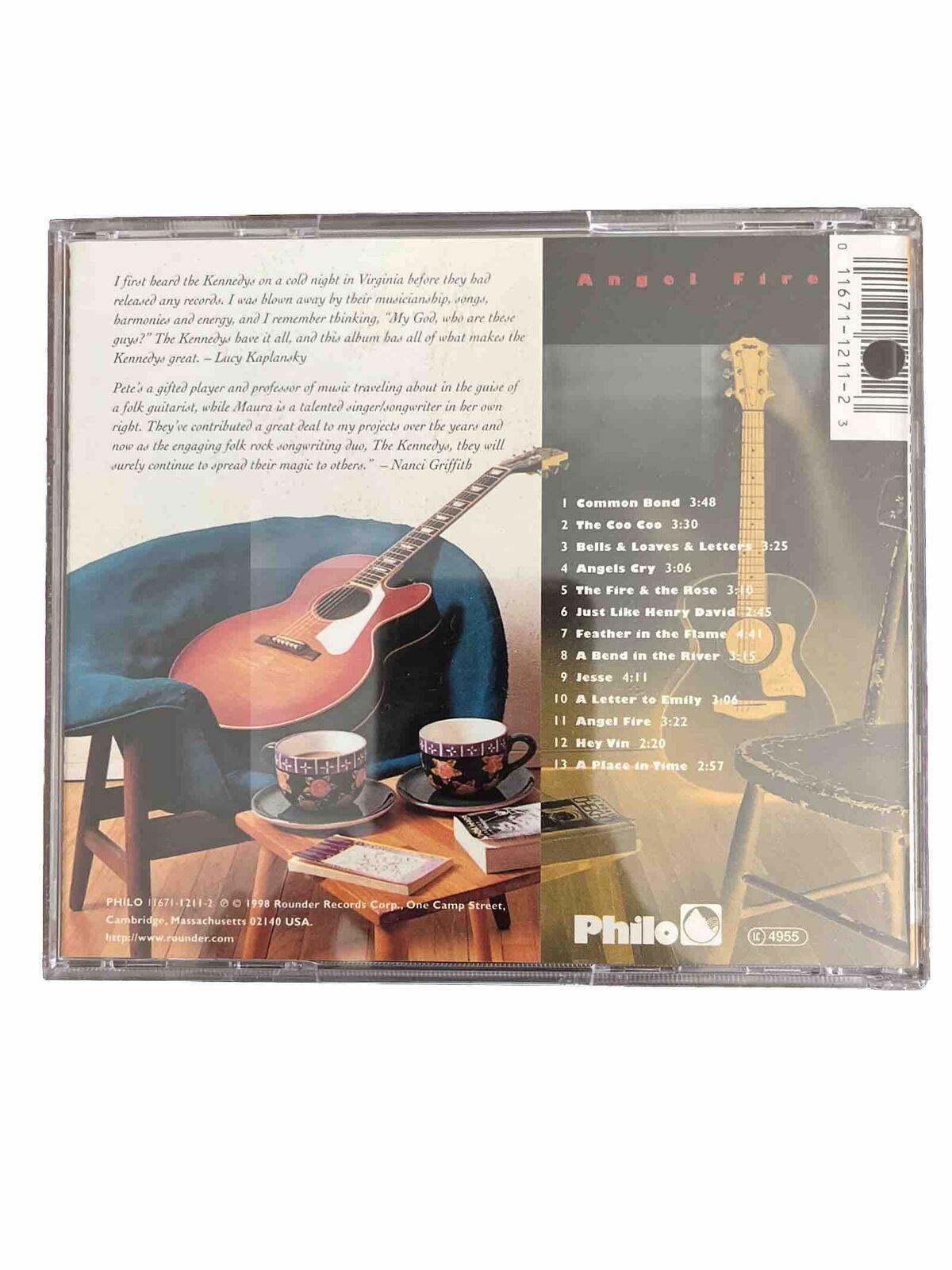 Angel Fire by The Kennedys (CD, Sep-1998, Rounder Select) Promo