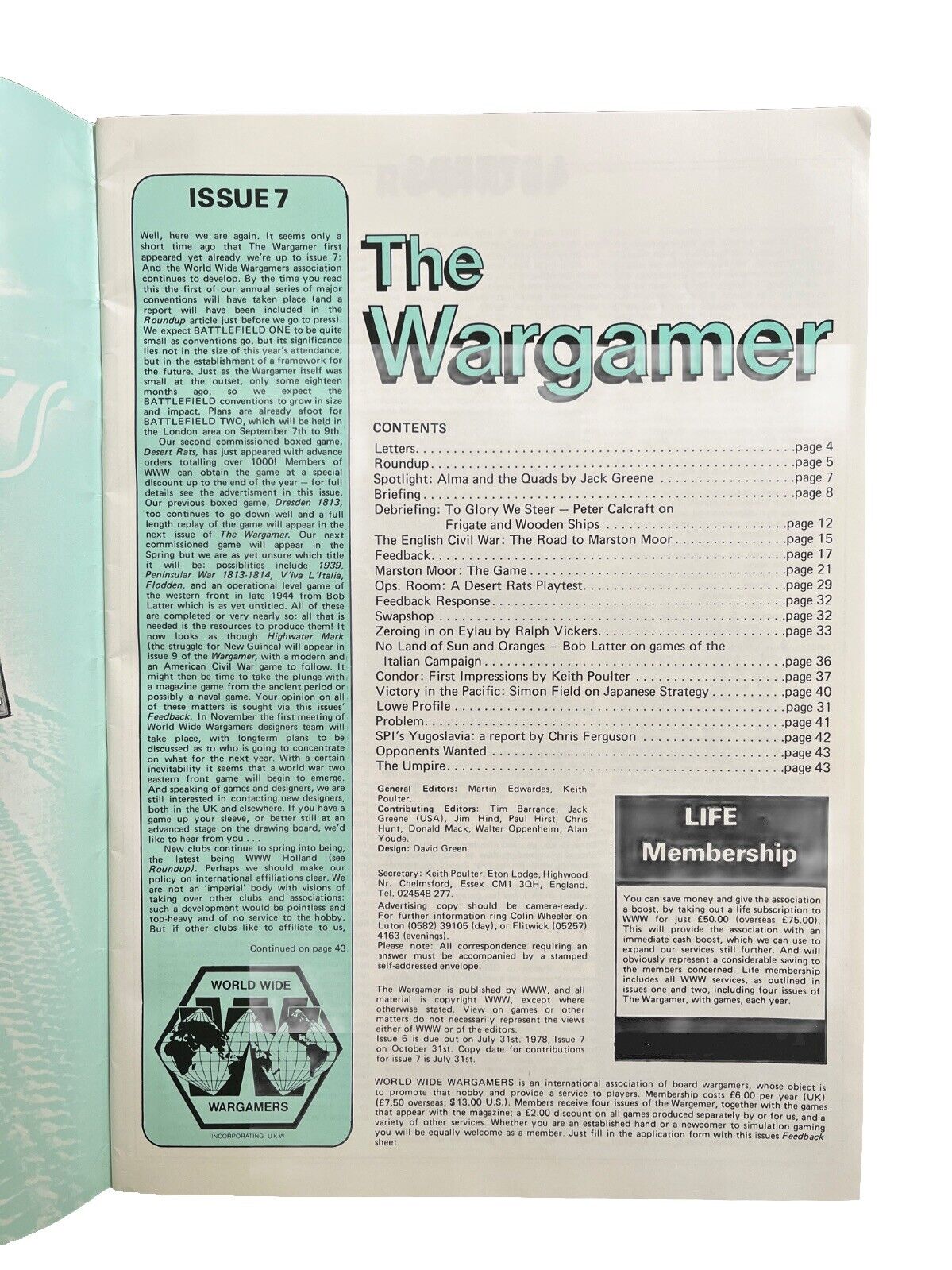 The Wargamer Military History Board Wargamers’ Magazine #7 Marston Moor