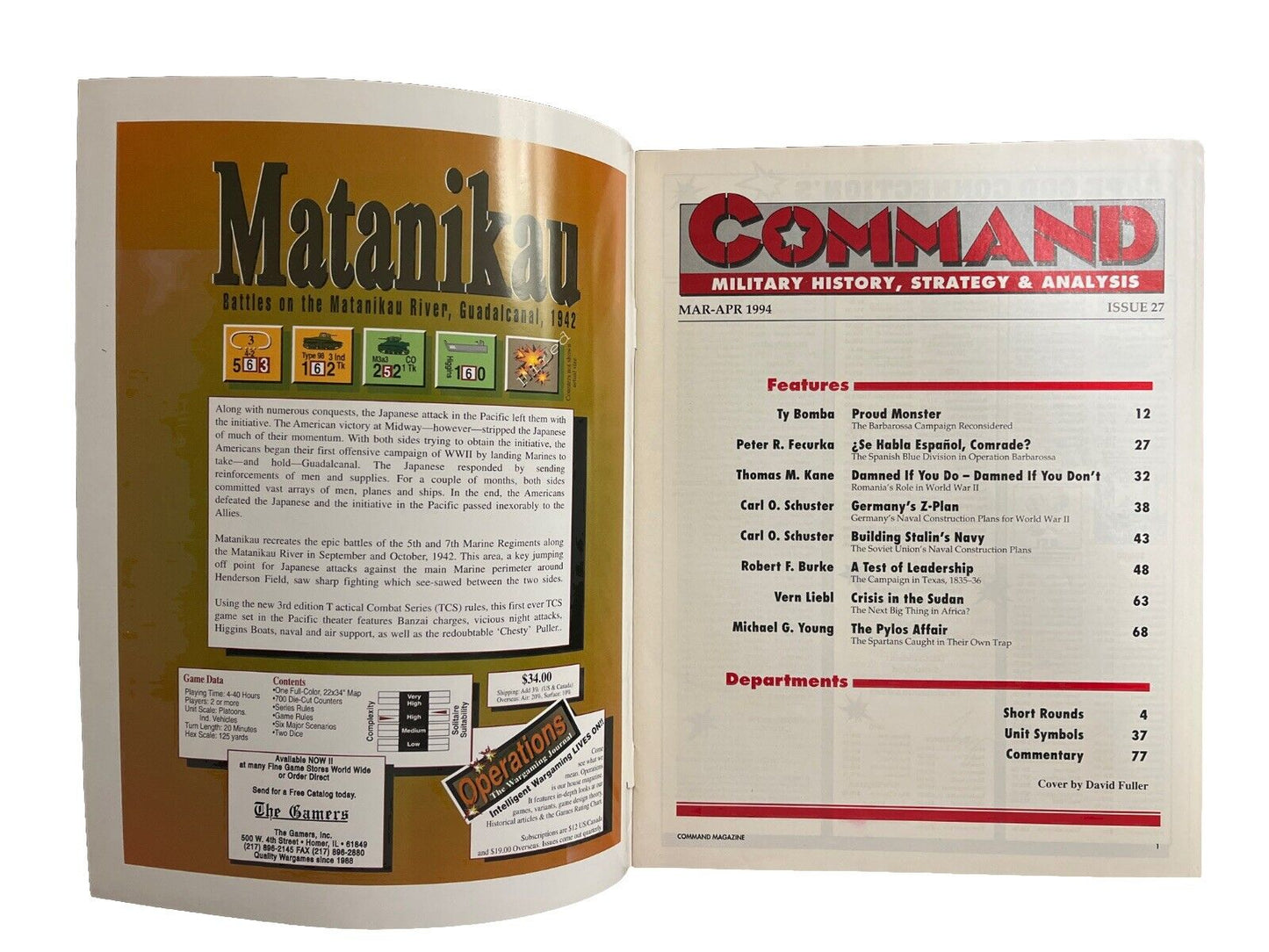XTR Collectable Command Military History Magazine #27 1994 - Proud Monster
