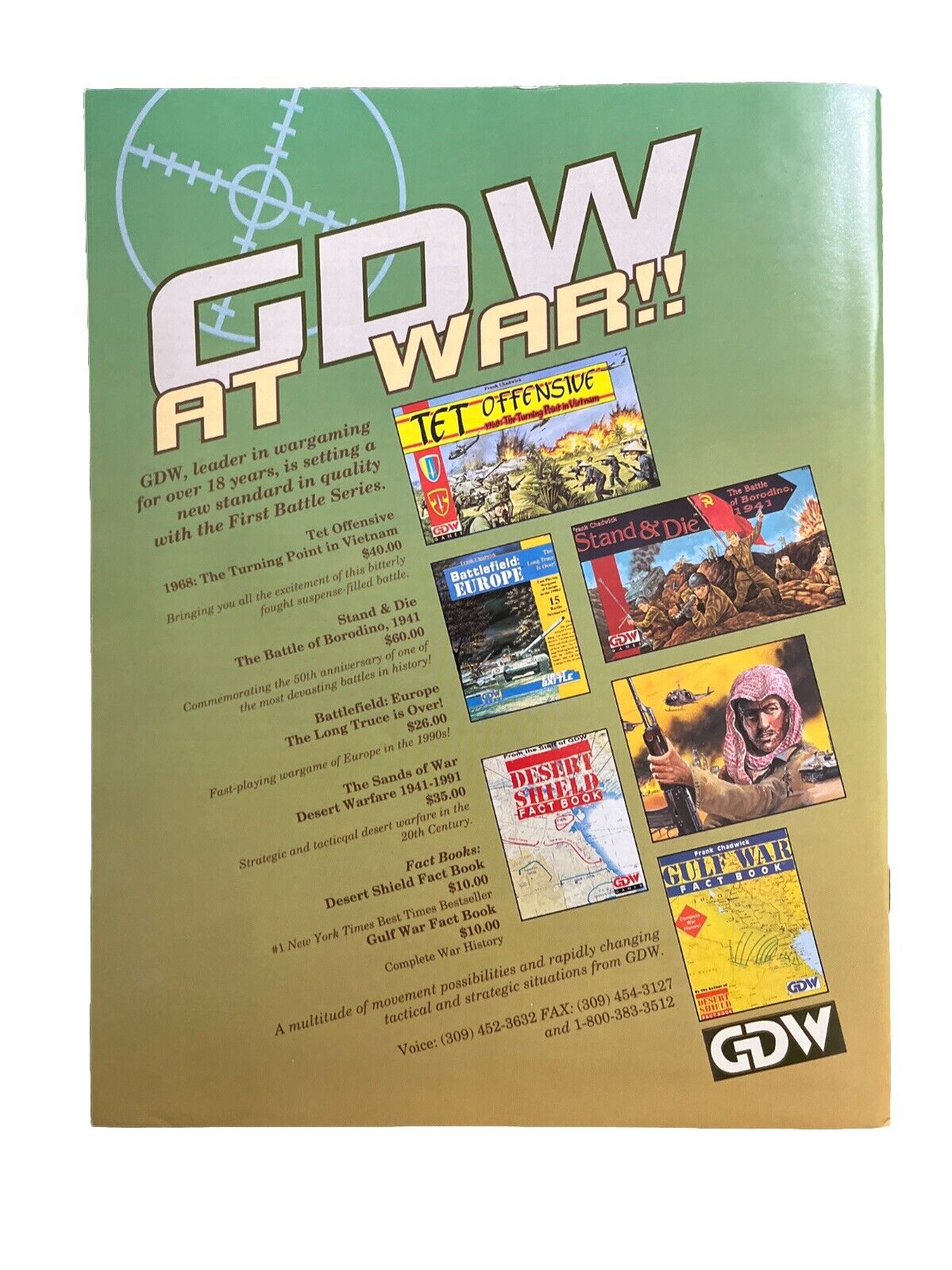 Strategy & Tactics Combat Wargame Magazine #147 1991 Holy War: Afghanistan