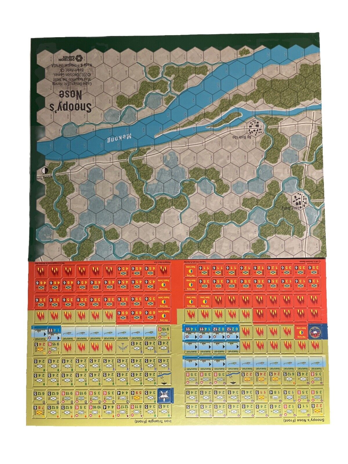 Modern War Magazine #7 With Military history Board Game - Vietnam Battles