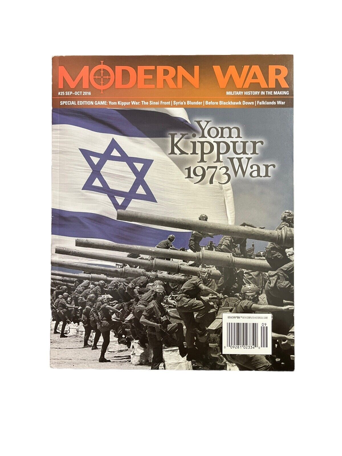 Modern War Magazine #25 With Historical Game Inside - Yom Kippur 1973 War