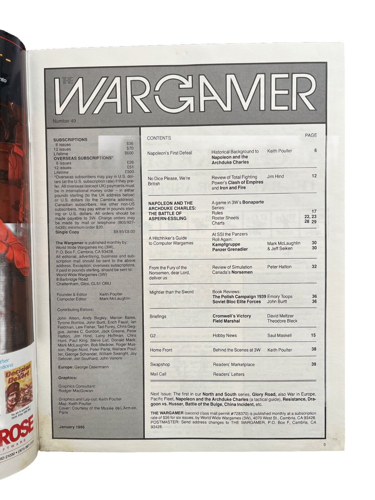 The Wargamer Military History Magazine #49 Napoleon And The Archduke Charles