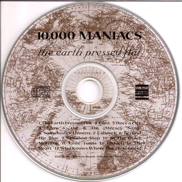 10,000 Maniacs ‎– The Earth Pressed Flat Alternative Rock CD Music Stores Online