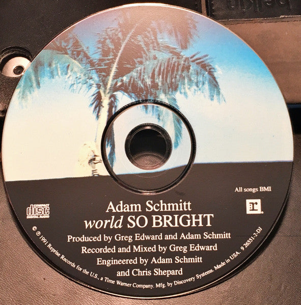 Adam Schmitt – World So Bright Used CD