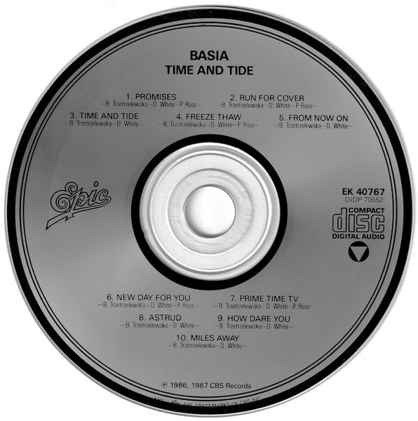 Basia – Time And Tide Smooth Jazz Used CDs for Sale Online 1987 US