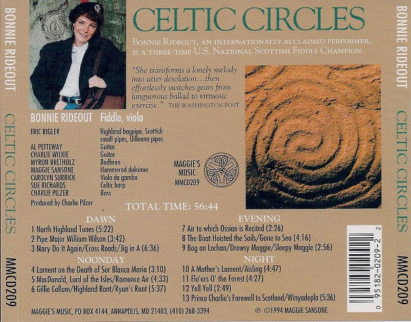 Bonnie Rideout – Celtic Circles Folk Music Cheap Used CDs 1994 US