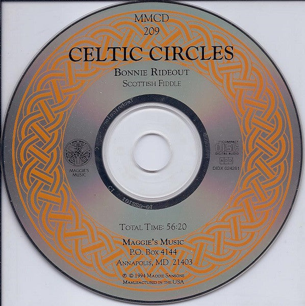 Bonnie Rideout – Celtic Circles Folk Music Cheap Used CDs 1994 US