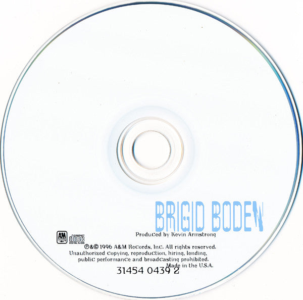 Brigid Boden – Brigid Boden Music CDs Online Electronic 1996 US (CD, Album)