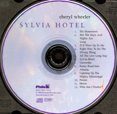 Cheryl Wheeler – Sylvia Hotel Used CD Store Online 1999 US(CD, Album)