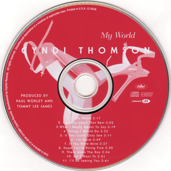 Cyndi Thomson – My World Country Folk Buy CDs Online 2001 US