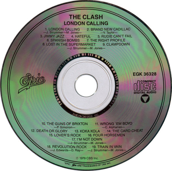 The Clash – London Calling Punk Music Used CD Shop