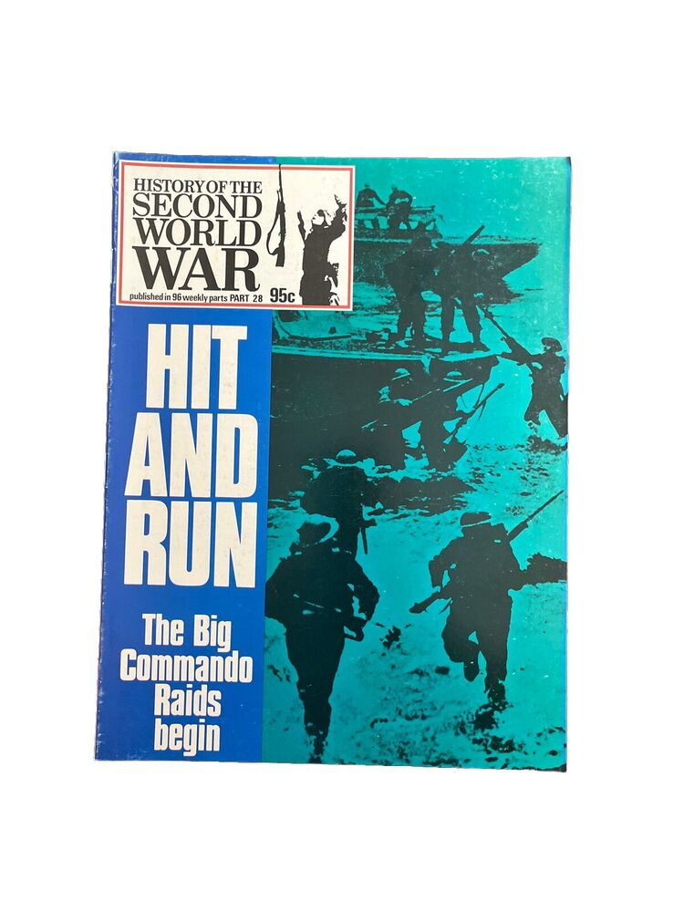 History Of The Second World War Vintage Collectable Magazine Part 28 Hit And Run