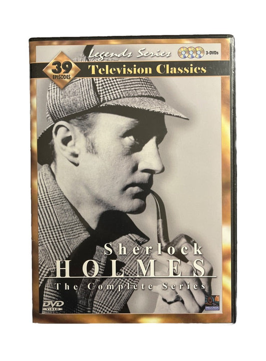 Vintage Sherlock Holmes - The Complete Series 39 Episodes DVD 2008 3 Disc Set