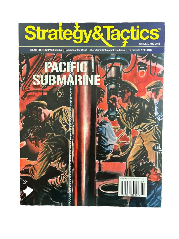 Strategy & Tactics Board Game Magazine #311 Jul-Aug 2018 - Pacific Submarine