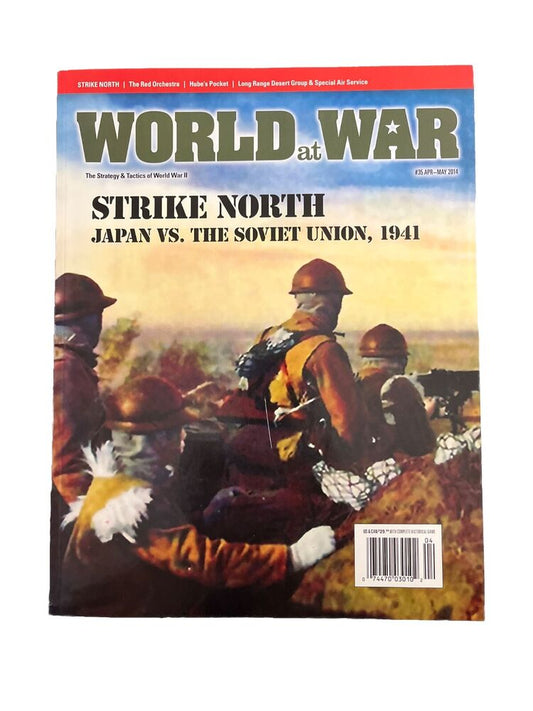 World at War Magazine #35 With Historical Military Board Game - Strike North