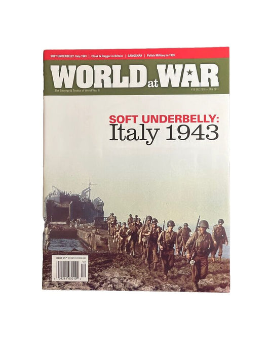 World At War Wargame Magazine #15 With Board Game - Soft Underbelly: Italy 1943