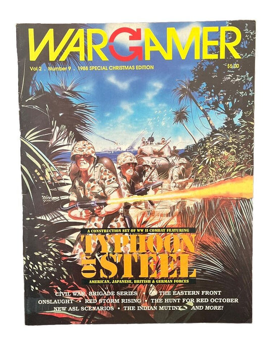 Vintage Historical Wargamer Magazine Vol. 2 No. 9 1988 - Typhoon Of Steel