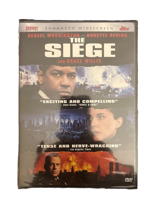 The Siege [DVD, 1999] New Sealed Denzel Washington Bruce Willis Annette Benning