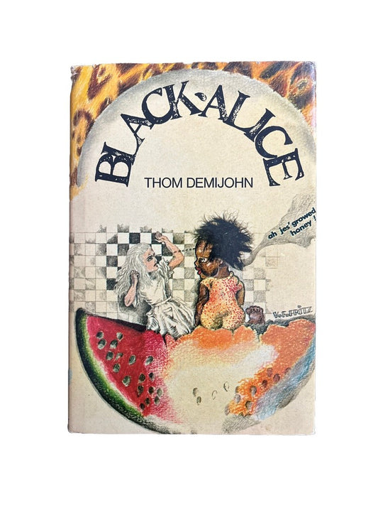 Vintage Fantasy Entertaining Novel Book Black Alice By Thom Demijohn