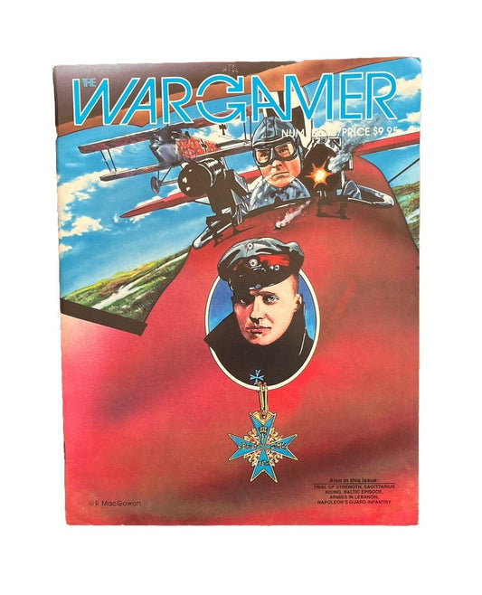 Vintage Strategy & Tactics Military History WarGame Magazine #48 Red Baron